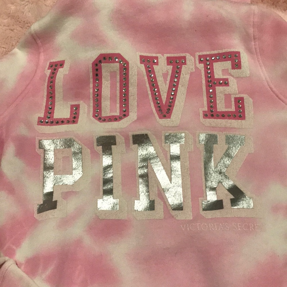 VS PINK ZIP UP HOODIE - Picture 4 of 4